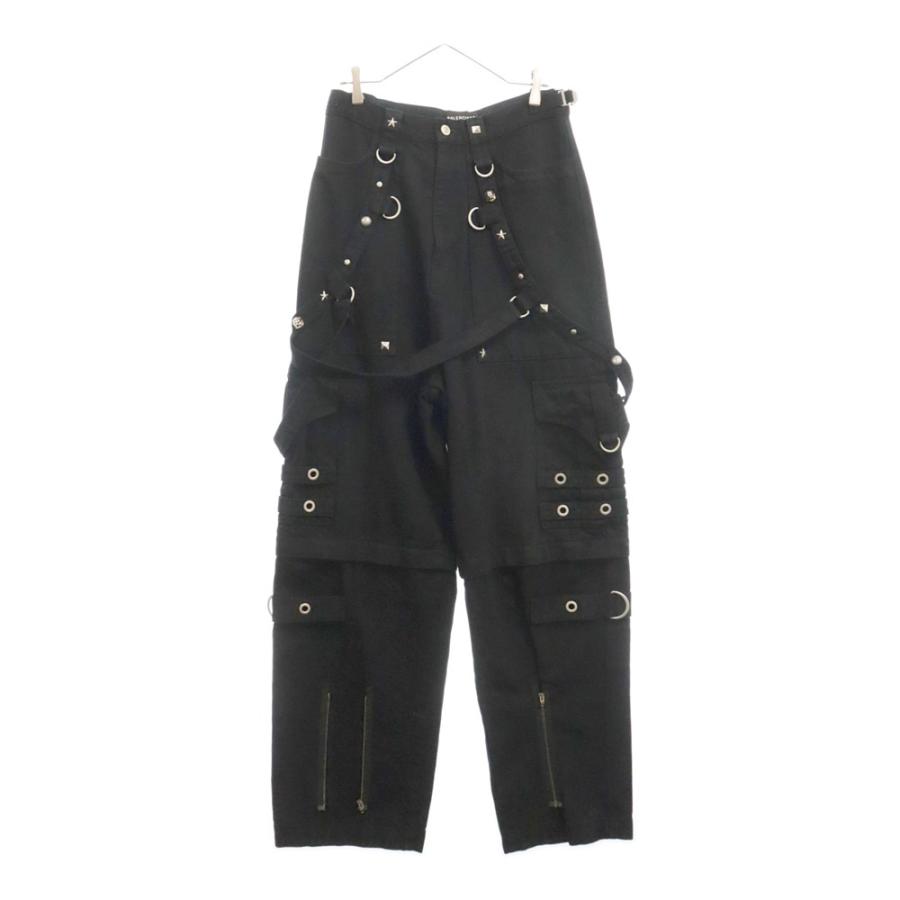 BALENCIAGA バレンシアガ RAVER BAGGY PANTS スタッズ装飾バギー BALENCIAGA バレンシアガ RAVER BAGGY PANTS スタッズ装飾バギー