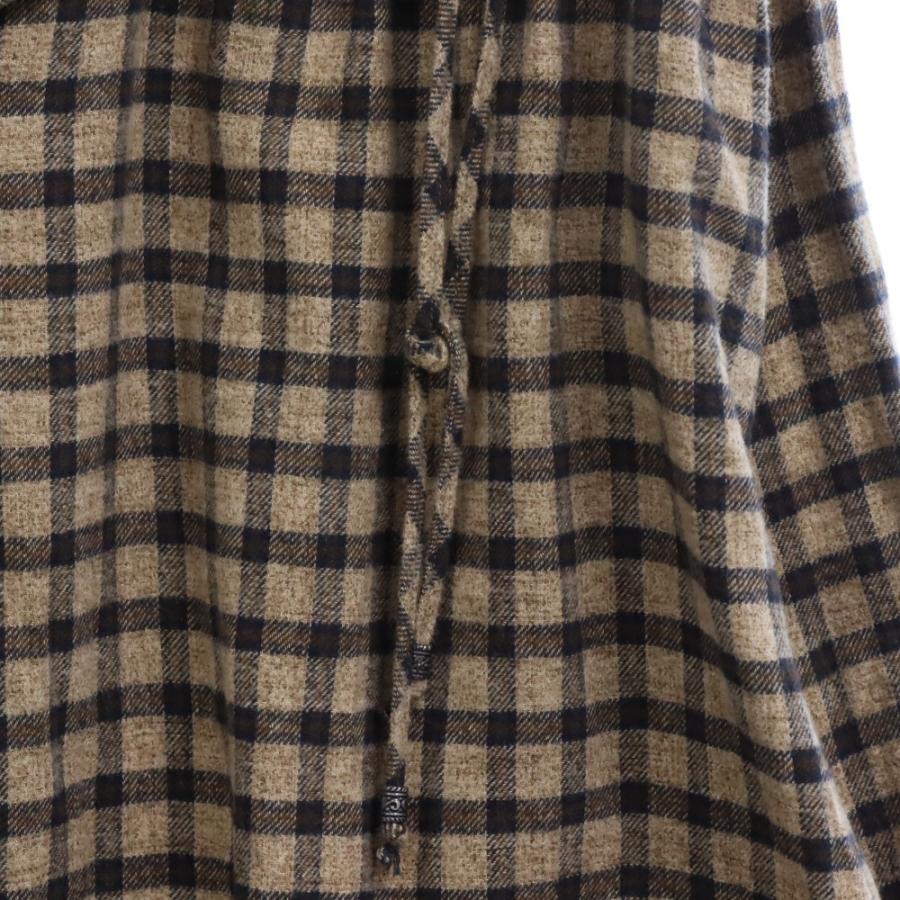 FACCIES ファッチーズ CUT OFF CHECK SHIRT F21W03009 チェック柄 長袖 