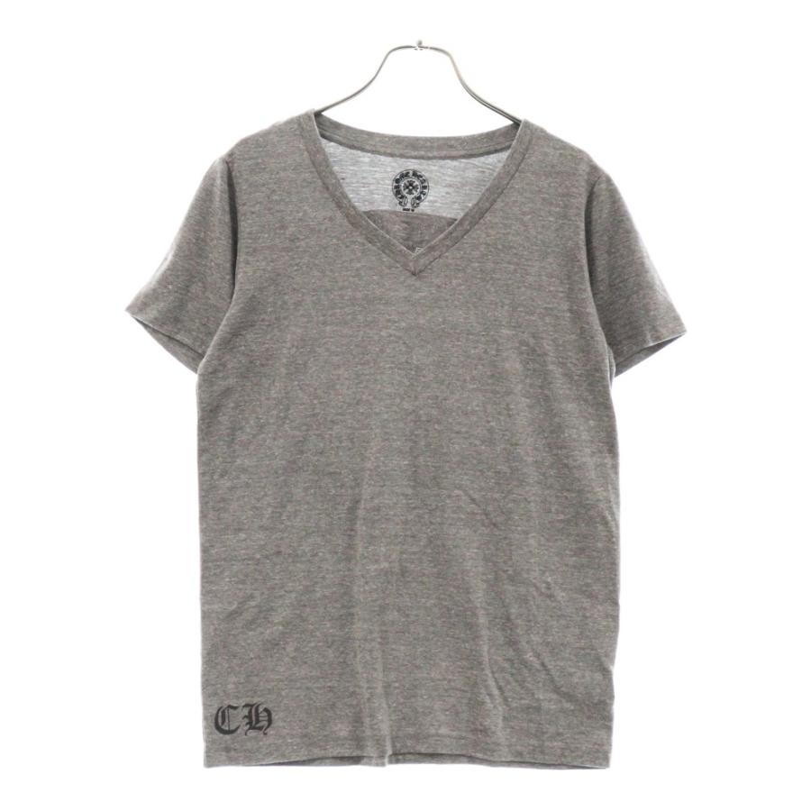CHROME HEARTS クロムハーツ V Neck Tee バックスクロールラベル V 