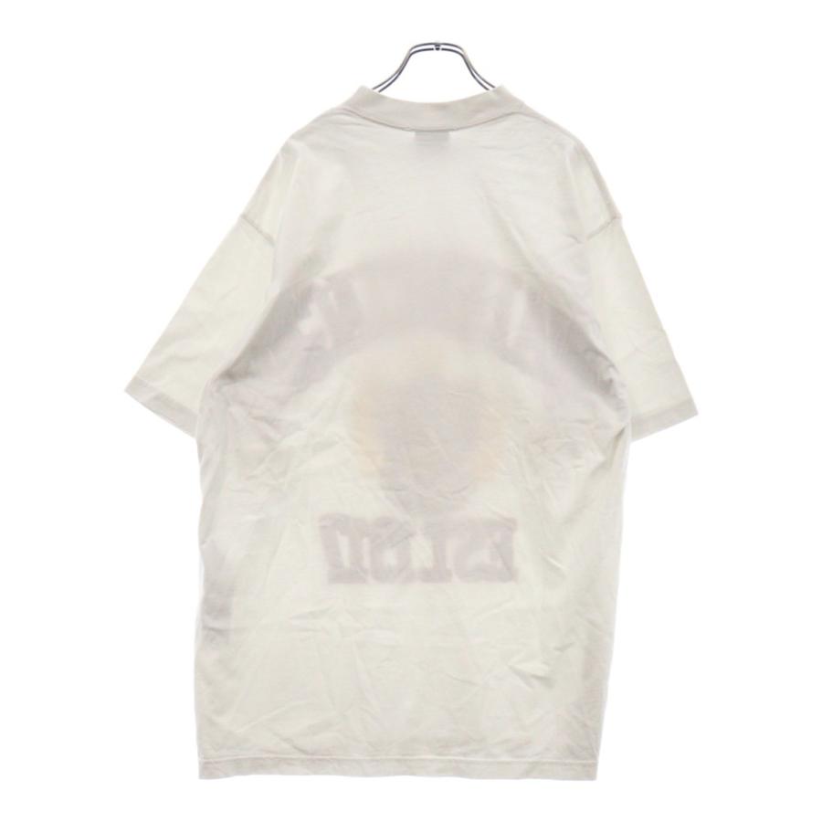BALENCIAGA バレンシアガ ダメージ加工カレッジロゴ半袖Tシャツ BALENCIAGA バレンシアガ ダメージ加工カレッジロゴ半袖Tシャツ