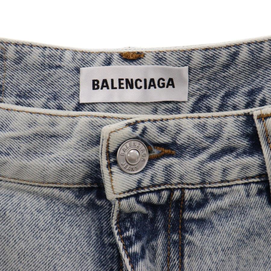 BALENCIAGA バレンシアガ 22AW Pull-Up Skirt 704546 TDW14 デニム  