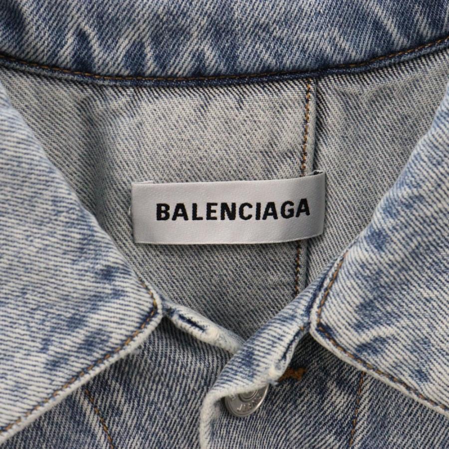 BALENCIAGA バレンシアガ 23SS Cropped Denim Jacket 704527 BALENCIAGA バレンシアガ 23SS Cropped Denim Jacket 704527