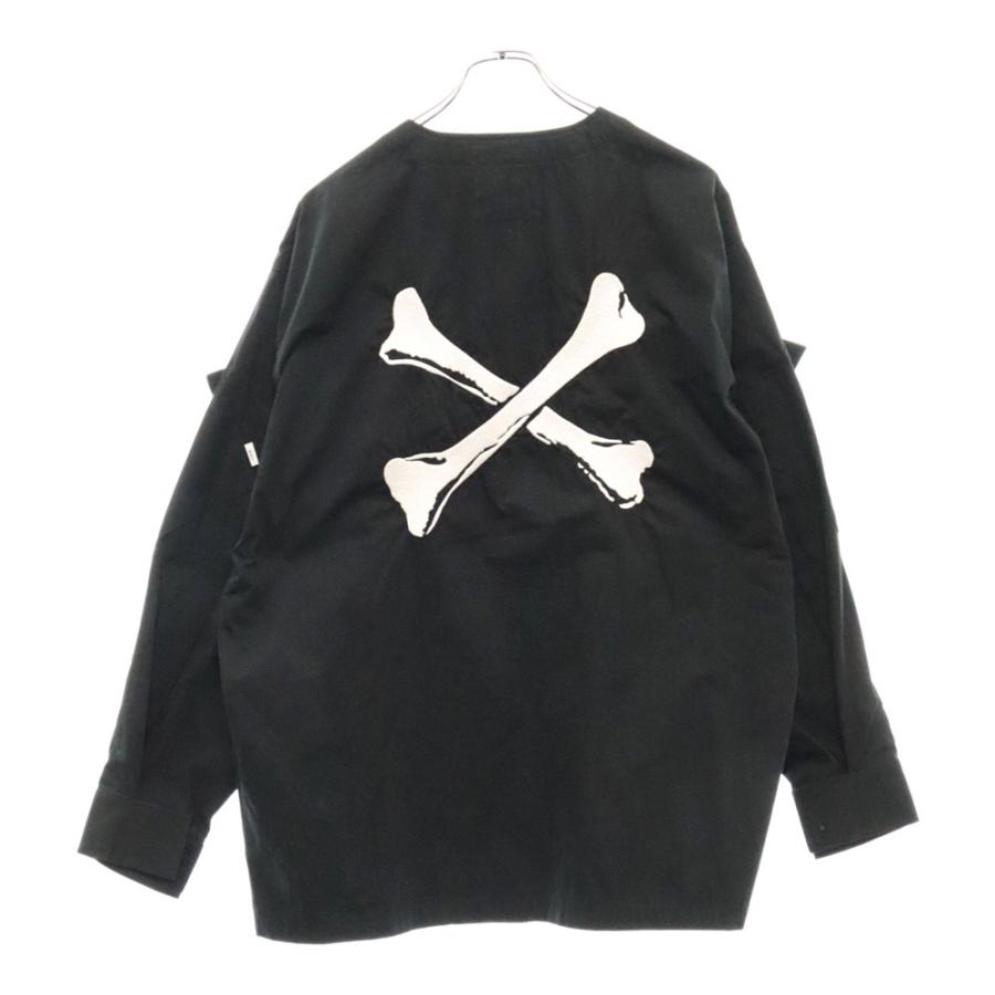 WTAPS / 22SS/SCOUT/LS/NYCO.TUSSAH/ジャケット/2/コットン/BLK/221WVDT-SHM04// WTAPS（ダブルタップス） 22SS SCOUT／LS／NYCo TUSSAH バッククロス