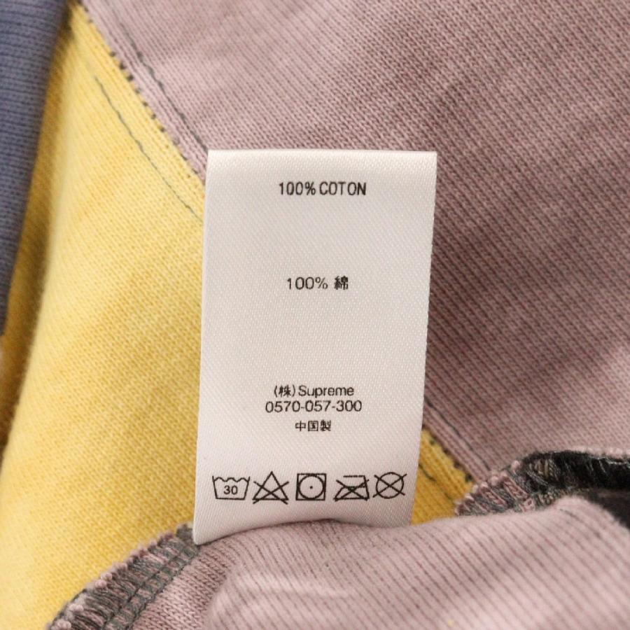 Supreme シュプリーム 19SS Contrast Embroidered Hooded Sweatshirt コントラストロゴ刺繍 スウェットプルオーバーパーカー M Pale Yellow 長袖 ステッチ イエロー トップス【中古】【Supreme】 Supreme - Supreme シュプリーム 19SS Contrast Embroidered Hooded