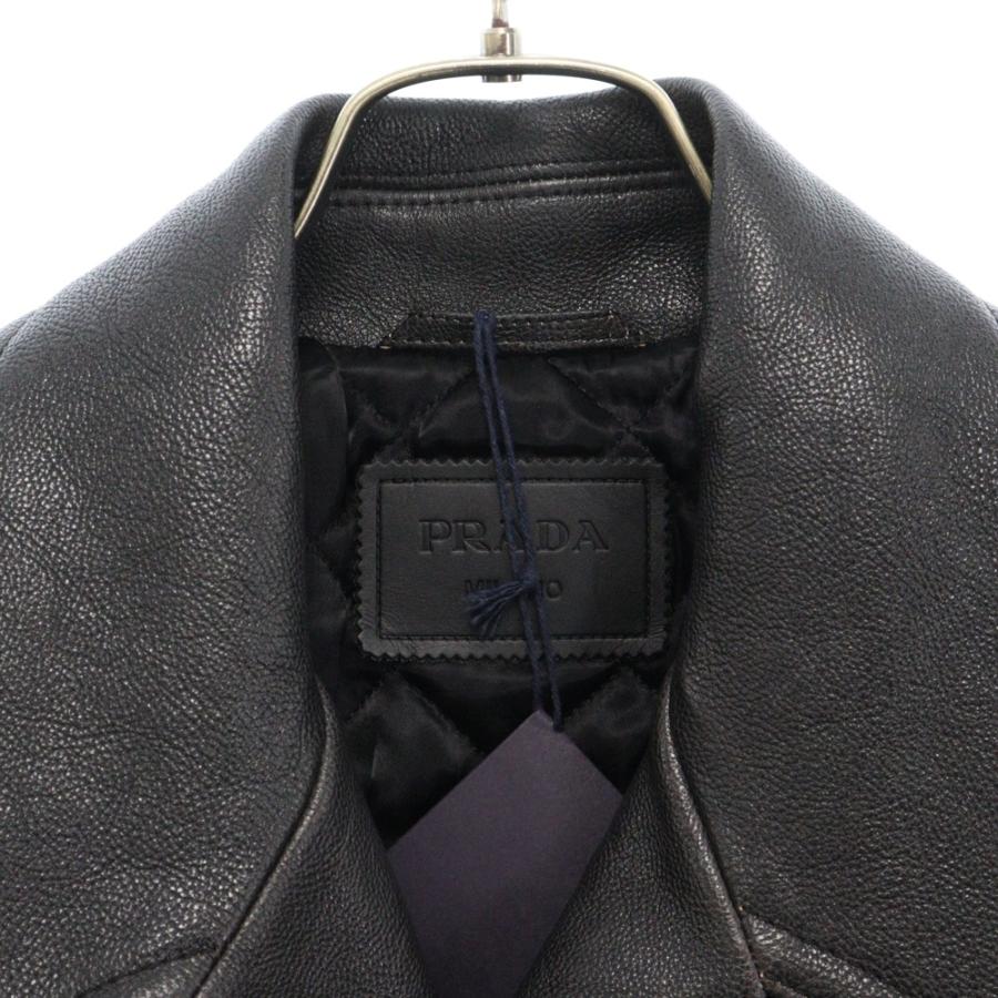 PRADA プラダ ラムスキン レザーダブルライダースジャケット PRADA プラダ ラムスキン レザーダブルライダースジャケット