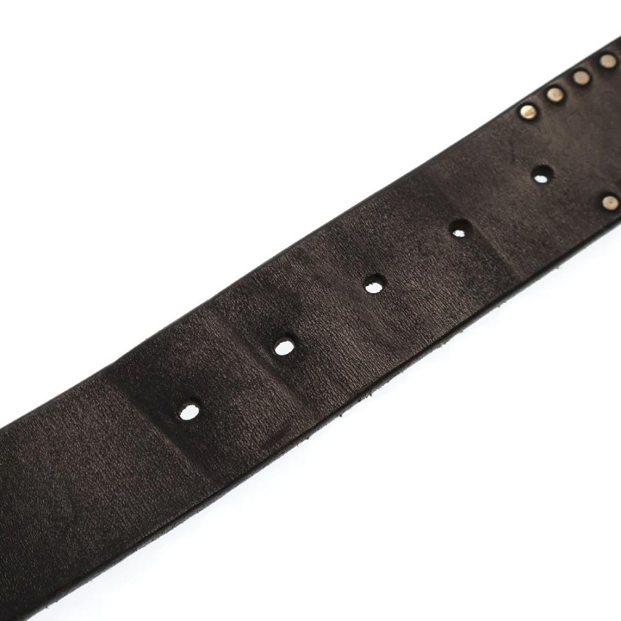 Dior HOMME ディオールオム スタッズ装飾レザーベルト ブラック Dior HOMME ディオールオム スタッズ装飾レザーベルト ブラック