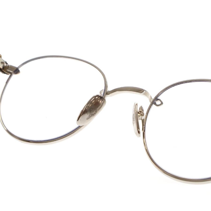 【 BUBBA-A 】 クロステンプルメタルフレームラウンドサングラス アイウェア 眼鏡 CHROME HEARTS（クロムハーツ） BUBBA-A クロステンプル メタル