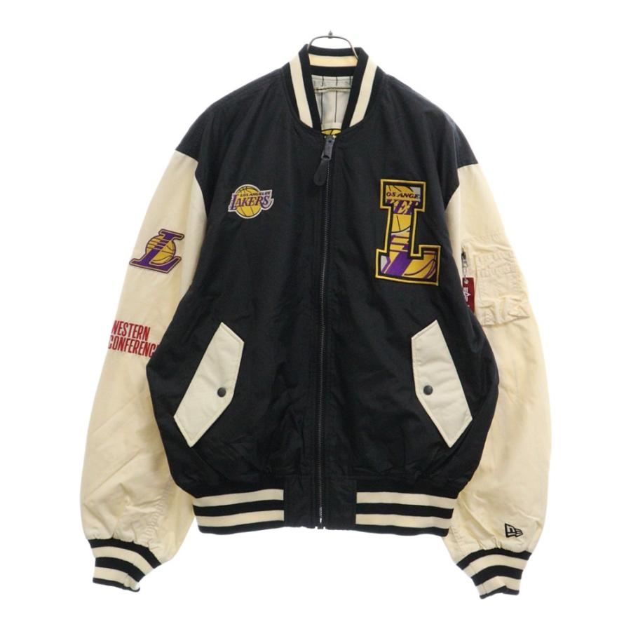 NEW ERA ニューエラ ×Alpha Industries ×NBA L-2B Bomber Jacket NEW ERA ニューエラ ×Alpha Industries ×NBA L-2B Bomber Jacket