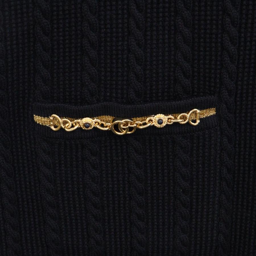 GUCCI（グッチ） ニットノースリーブワンピース レディース ネイビー