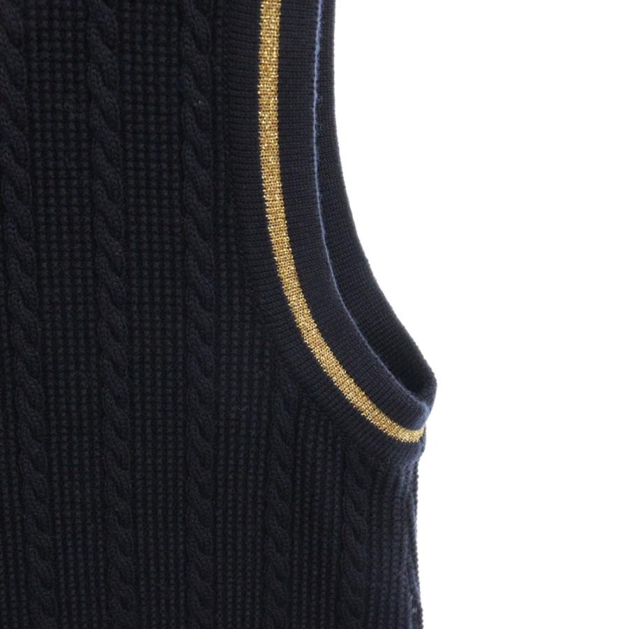 GUCCI（グッチ） ニットノースリーブワンピース レディース ネイビー