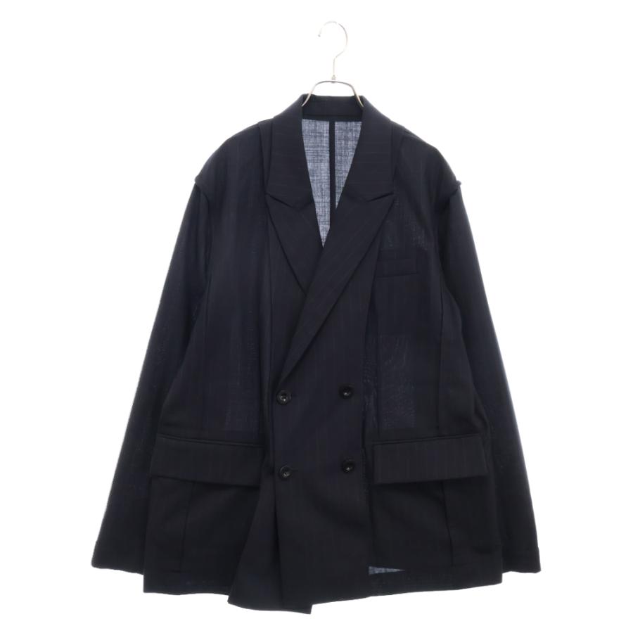 sacai Sacai サカイ 24SS Chalk Stripe Jacket チョーク sacai Sacai サカイ 24SS Chalk Stripe Jacket チョーク
