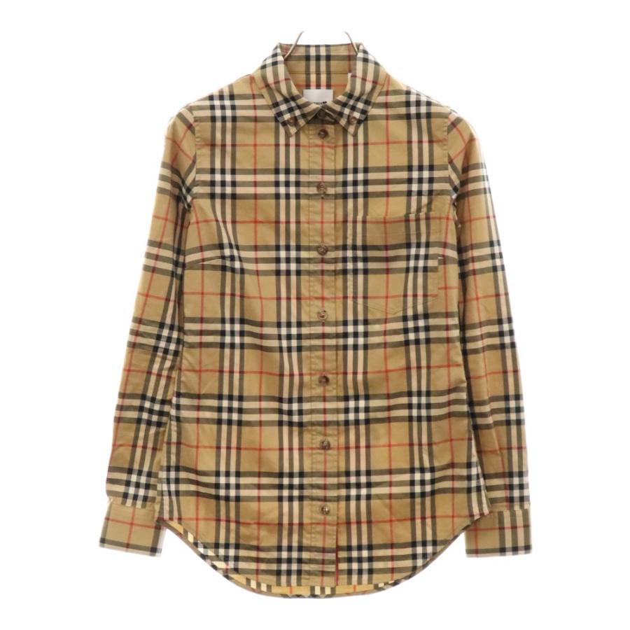 BURBERRY バーバリー 23AW ノバチェック柄 長袖ロングシャツ BURBERRY バーバリー 23AW ノバチェック柄 長袖ロングシャツ