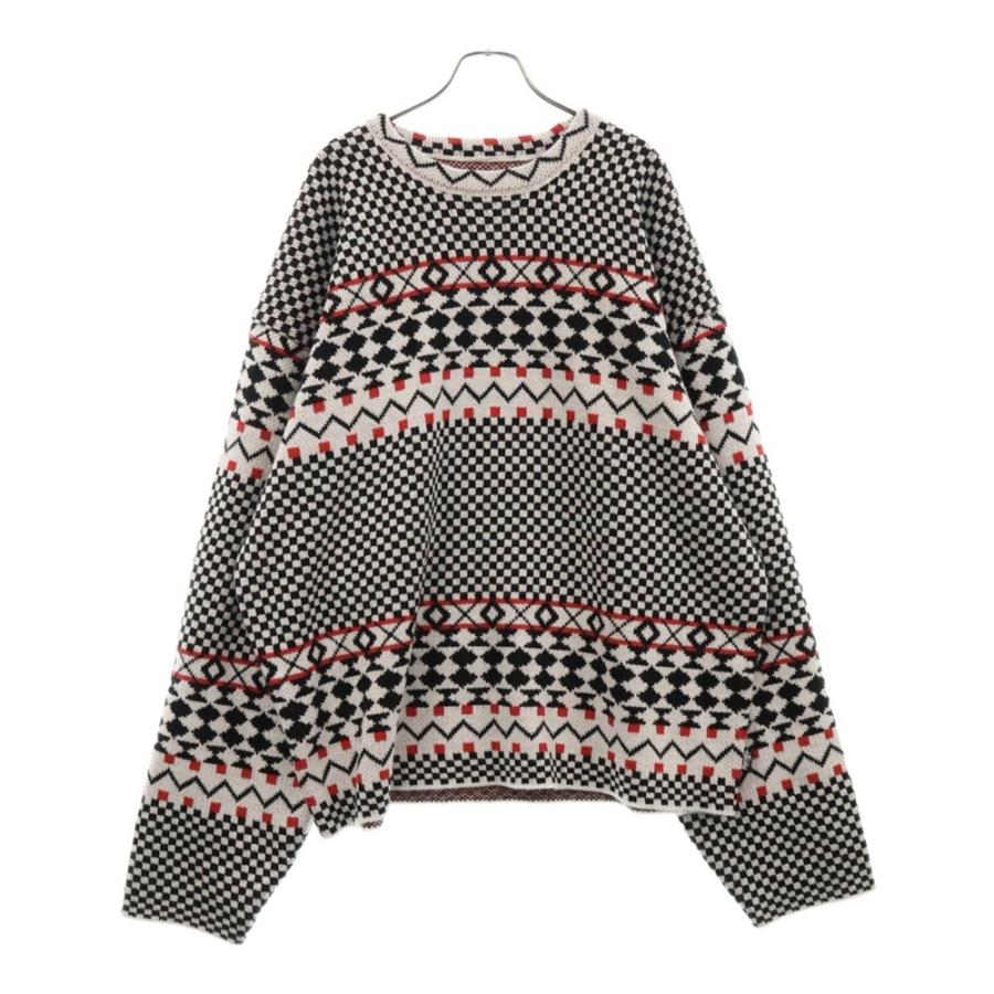 STUSSY ステューシー JACQUARD CREW KNIT ジャガードクルー STUSSY ステューシー JACQUARD CREW KNIT ジャガードクルー