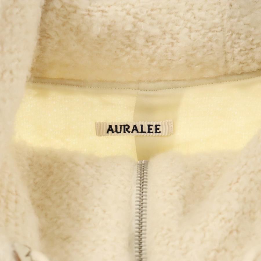 AURALEE オーラリー 23AW アルパカウールレノクロスパーカー ハーフ 