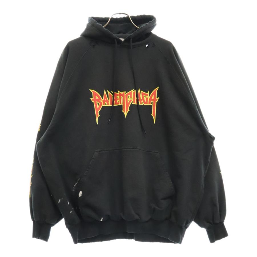BALENCIAGA バレンシアガ 22SS METAL OVERSIZED HOODIE BALENCIAGA バレンシアガ 22SS METAL OVERSIZED HOODIE