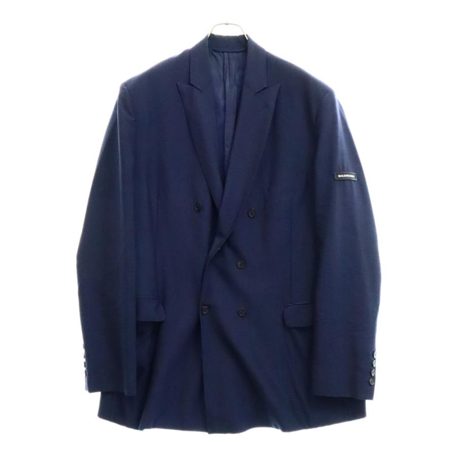 BALENCIAGA バレンシアガ アームラバーロゴ ダブルテーラード BALENCIAGA バレンシアガ アームラバーロゴ ダブルテーラード
