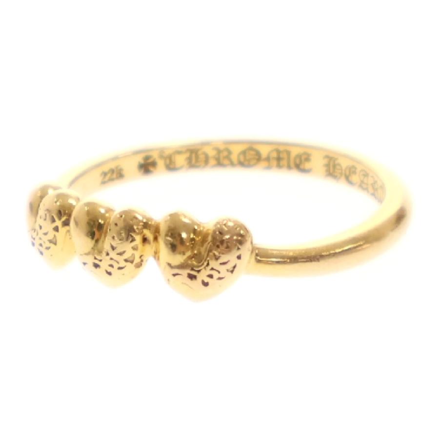 CHROME HEARTS クロムハーツ 22K BUBBLEGUM 3HEART バブルガム3 CHROME HEARTS クロムハーツ 22K BUBBLEGUM 3HEART バブルガム3