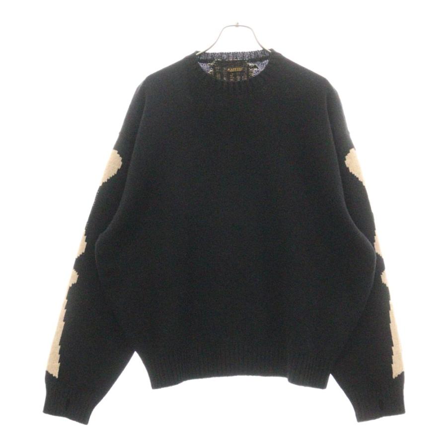 KAPITAL キャピタル 5G Wool Bone Crew Sweater EK-1537KN KAPITAL キャピタル 5G Wool Bone Crew Sweater EK-1537KN