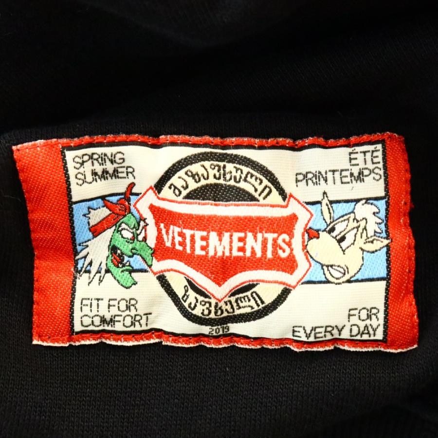 VETEMENTS ヴェトモン 19SS カートゥーンプリントスウェットプル 