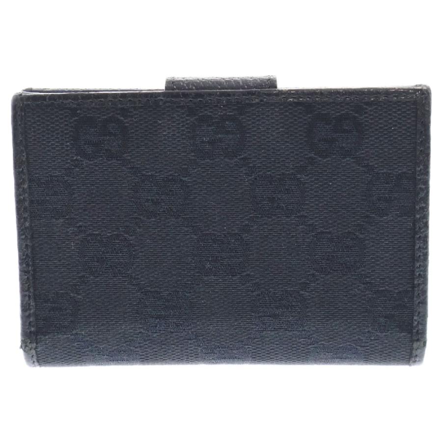 GUCCI グッチ GGキャンバス カードケース 財布 ブラック 118100 1502  