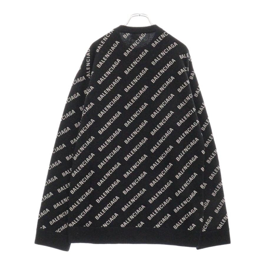 BALENCIAGA バレンシアガ フェルトロゴクルーネックニット BALENCIAGA バレンシアガ フェルトロゴクルーネックニット
