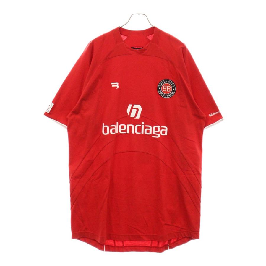 BALENCIAGA バレンシアガ Soccer Jersey 641658 TJV51 ロゴ刺繍 BALENCIAGA バレンシアガ Soccer Jersey 641658 TJV51 ロゴ刺繍