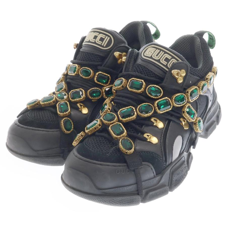 GUCCI グッチ Flashtrek Strap フラッシュトレック クリスタルビジュー 