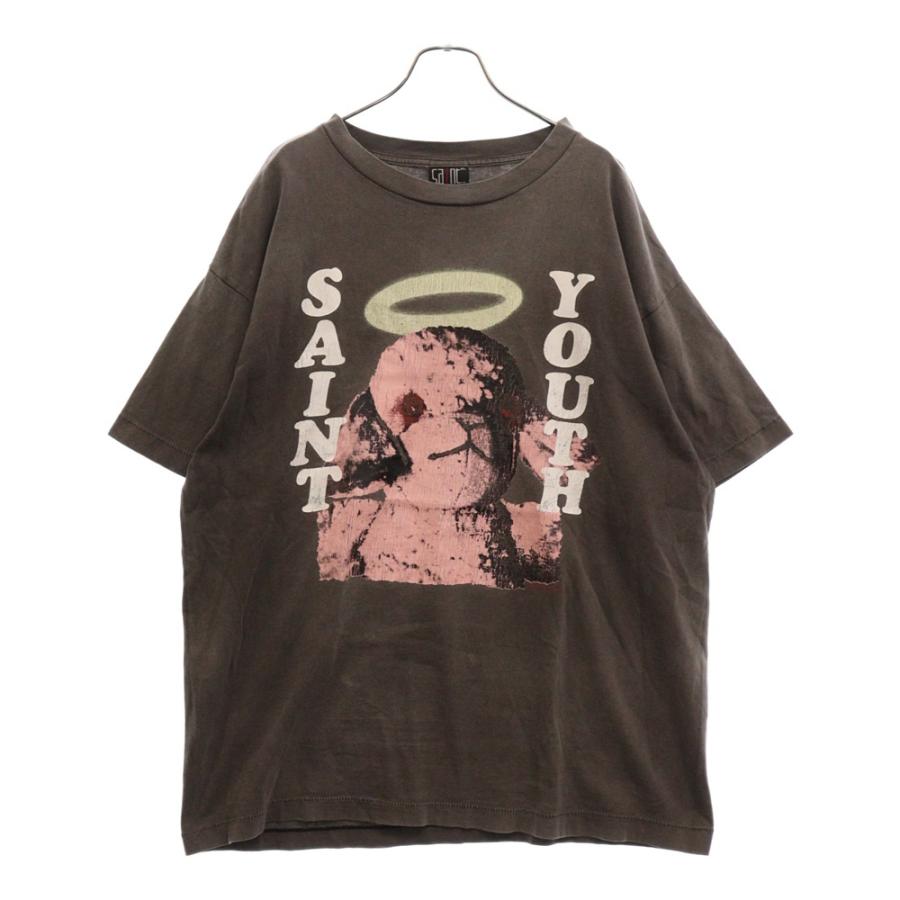 セント マイケル 21AW T-SHIRT_PINKSHEEP ピンクシープ 半袖プリントT 
