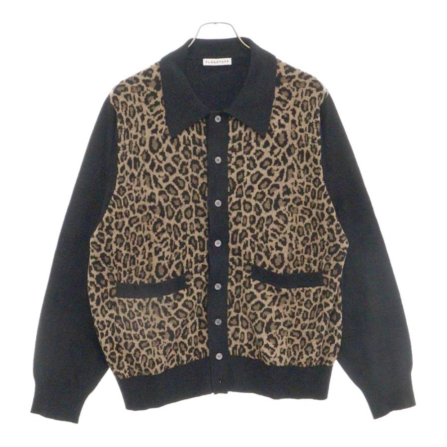 F-LAGSTUF-F（フラグスタフ） 24AW L/S LEOPARD SWEATER YELLOW