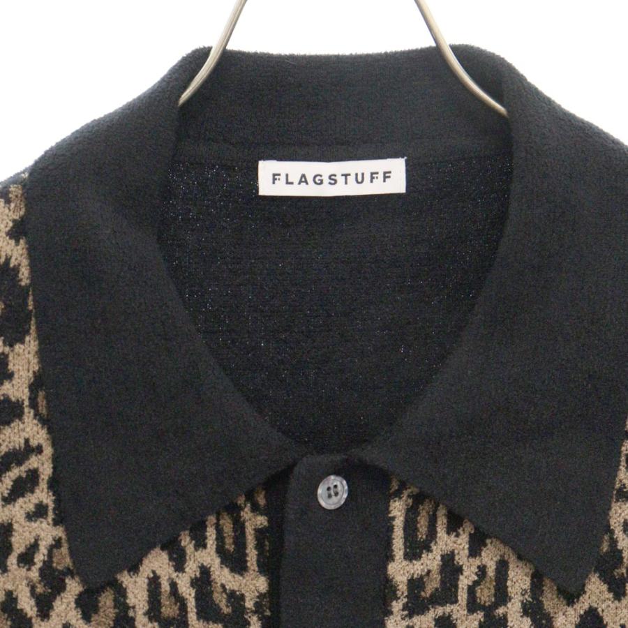 F-LAGSTUF-F（フラグスタフ） 24AW L/S LEOPARD SWEATER YELLOW