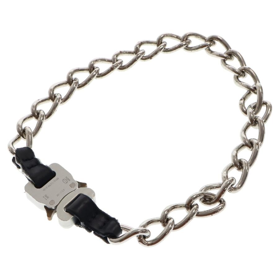 1017 ALYX 9SM アリクス CHAIN NECKLACE W LEATHER DETAILS 1017 ALYX 9SM アリクス CHAIN NECKLACE W LEATHER DETAILS