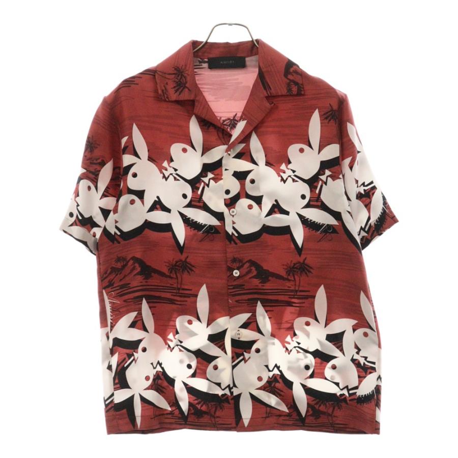 AMIRI（アミリ） ×PLAYBOY Aloha Silk Shirt ×プレイボーイ アロハ 