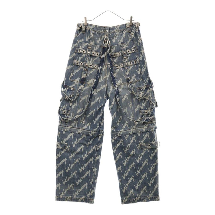 BALENCIAGA バレンシアガ All Over Logo Raver Jeans 681693 BALENCIAGA バレンシアガ All Over Logo Raver Jeans 681693