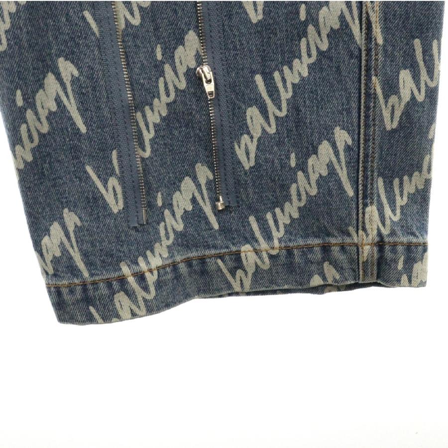 BALENCIAGA バレンシアガ All Over Logo Raver Jeans 681693 BALENCIAGA バレンシアガ All Over Logo Raver Jeans 681693