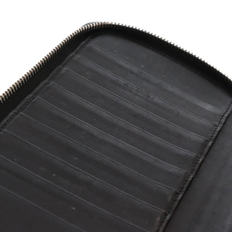 SAINT LAURENT PARIS サンローランパリ クロコ型押し ラウンドジップ