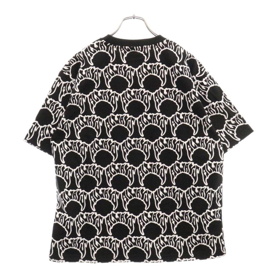 always do what you should 総柄ロゴプリントクルーネック半袖Tシャツ