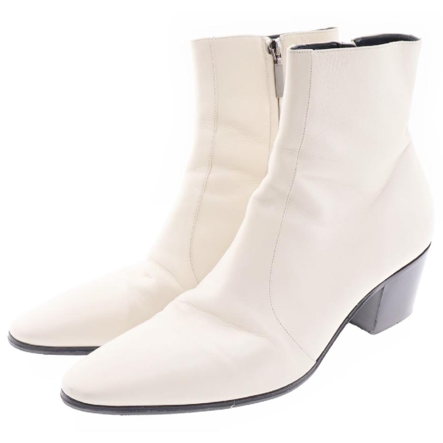 サンローランパリ VASSILI ZIPPED BOOTS IN SMOOTH LEATHER サンローランパリ VASSILI ZIPPED BOOTS IN SMOOTH LEATHER