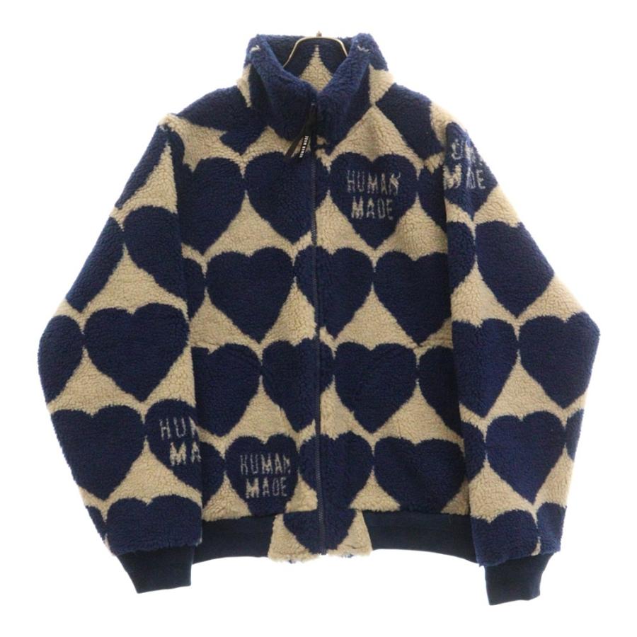 HUMAN MADE ヒューマンメイド 24AW HEART FLEECE JACKET HM28JK040  
