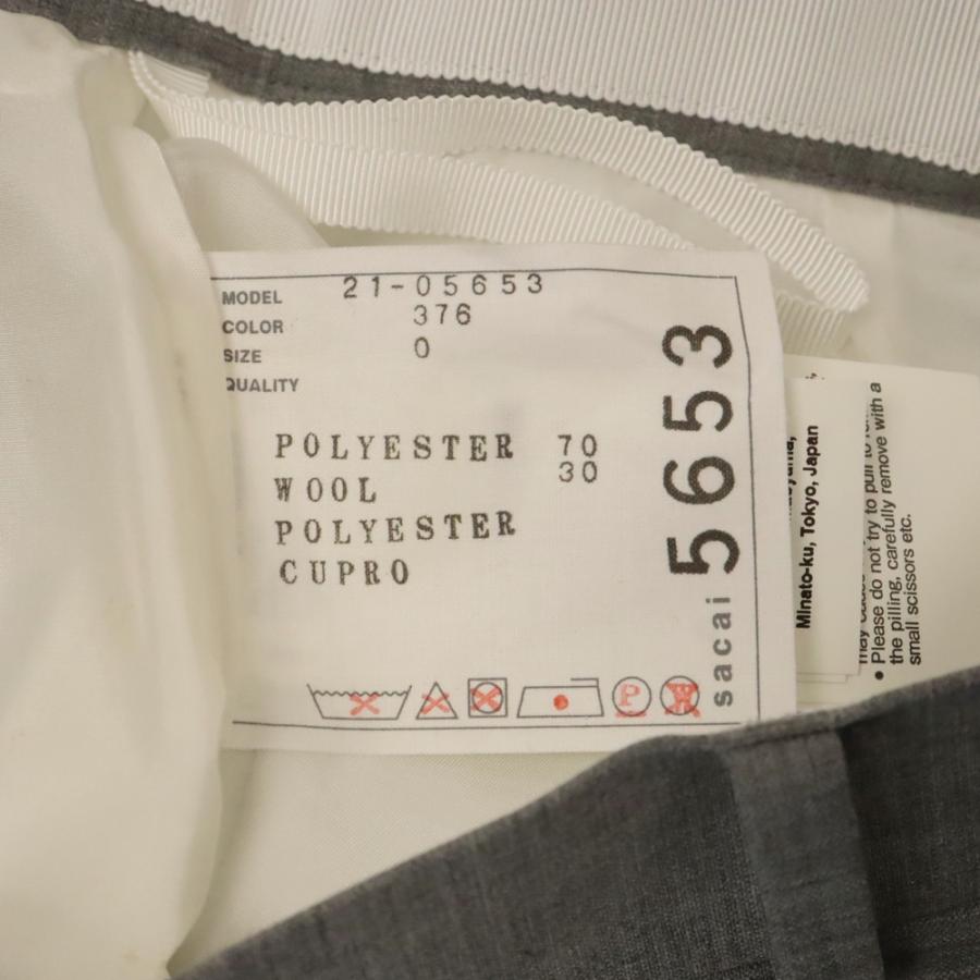 sacai（サカイ） 21AW Suiting Mix Skirt 21-05653 スーチング