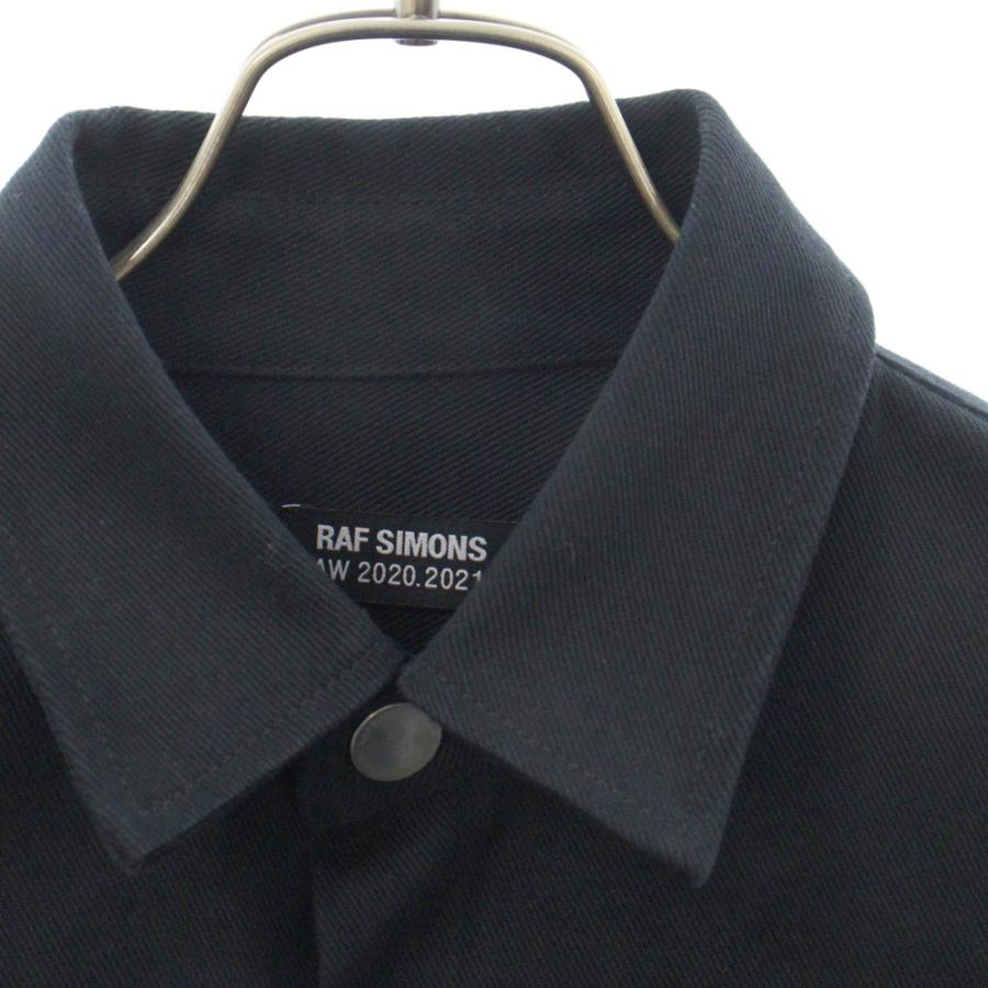 RAF SIMONS ラフシモンズ 20AW BIG FIT DENIM SHIRT WITH ZIPPED RAF SIMONS ラフシモンズ 20AW BIG FIT DENIM SHIRT WITH ZIPPED