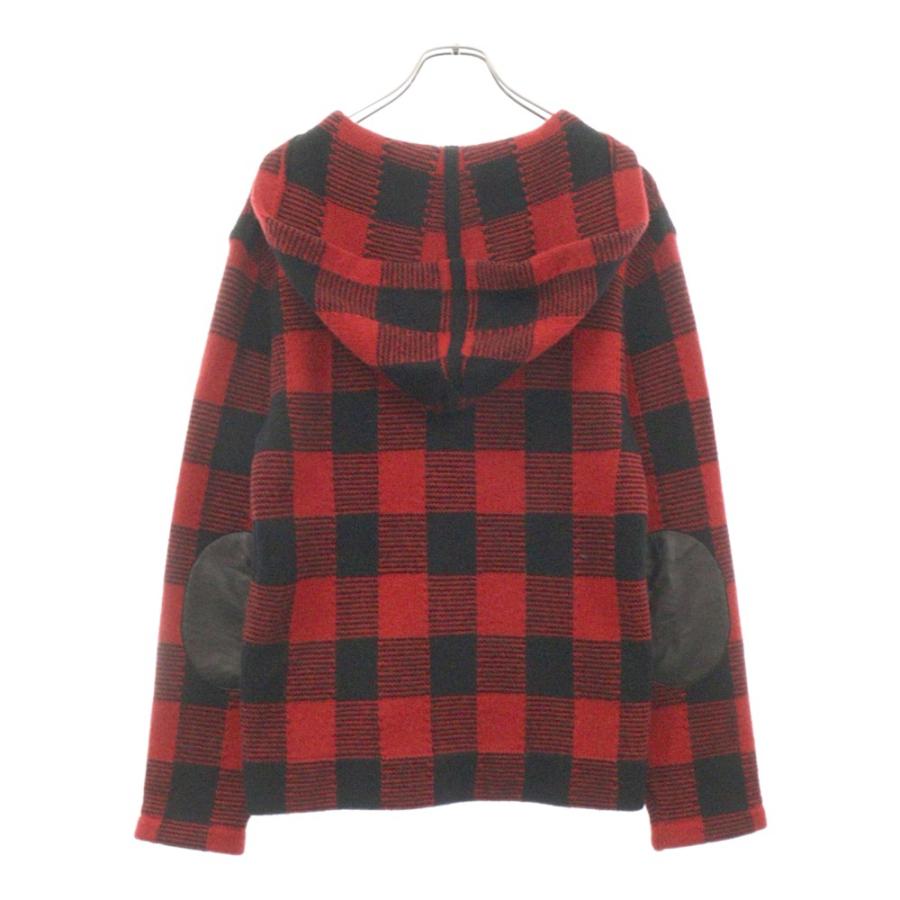 SAINT LAURENT PARIS サンローランパリ Elbow Patch Hooded Cardigan