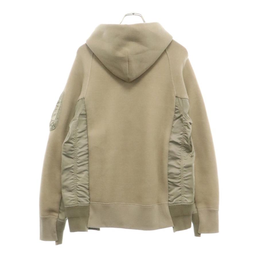 sacai Sacai サカイ Sponge Sweat x Nylon Twill Hoodie SCM-056 sacai Sacai サカイ Sponge Sweat x Nylon Twill Hoodie SCM-056