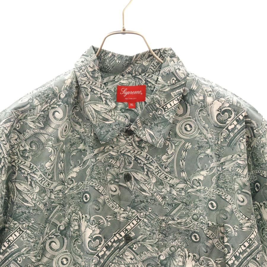 Supreme（シュプリーム） 23SS Dollar S/S Shirt ドル総柄 レーヨン