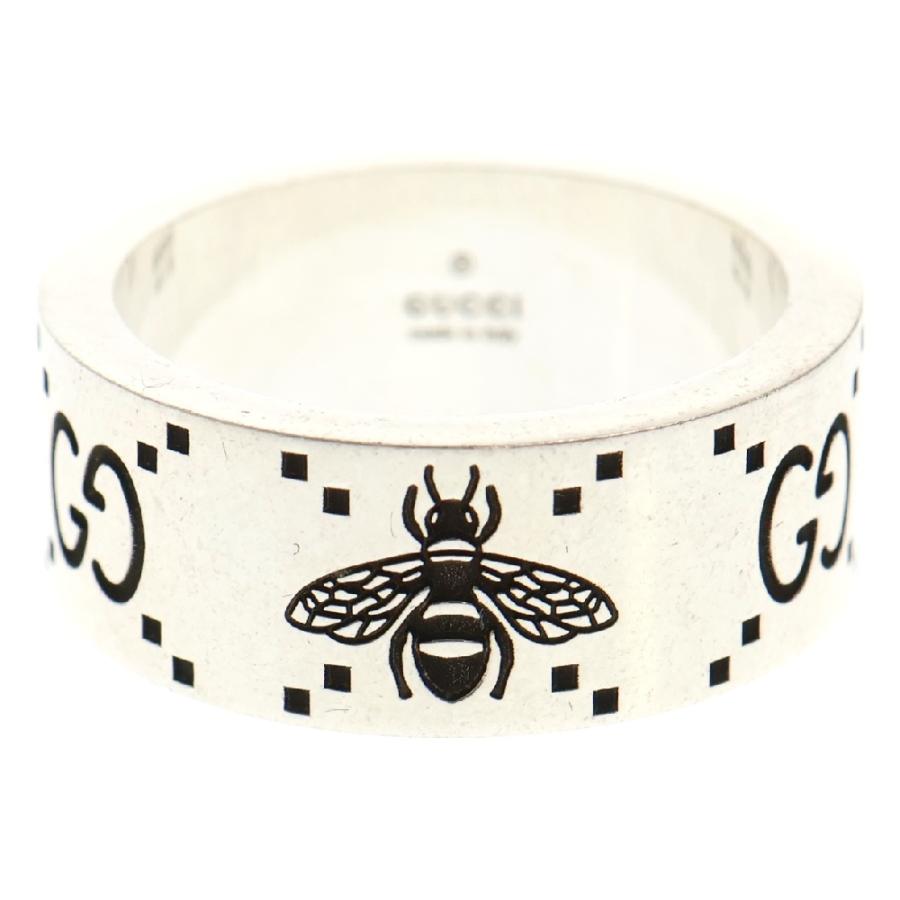 GUCCI グッチ GG & BEE ビー エングレービング シルバーリング 20  