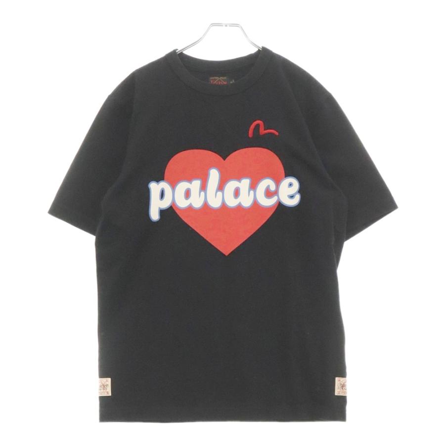 EVISU エビス ×PALACE パレス プリント ロゴ刺繍 半袖 Tシャツ 