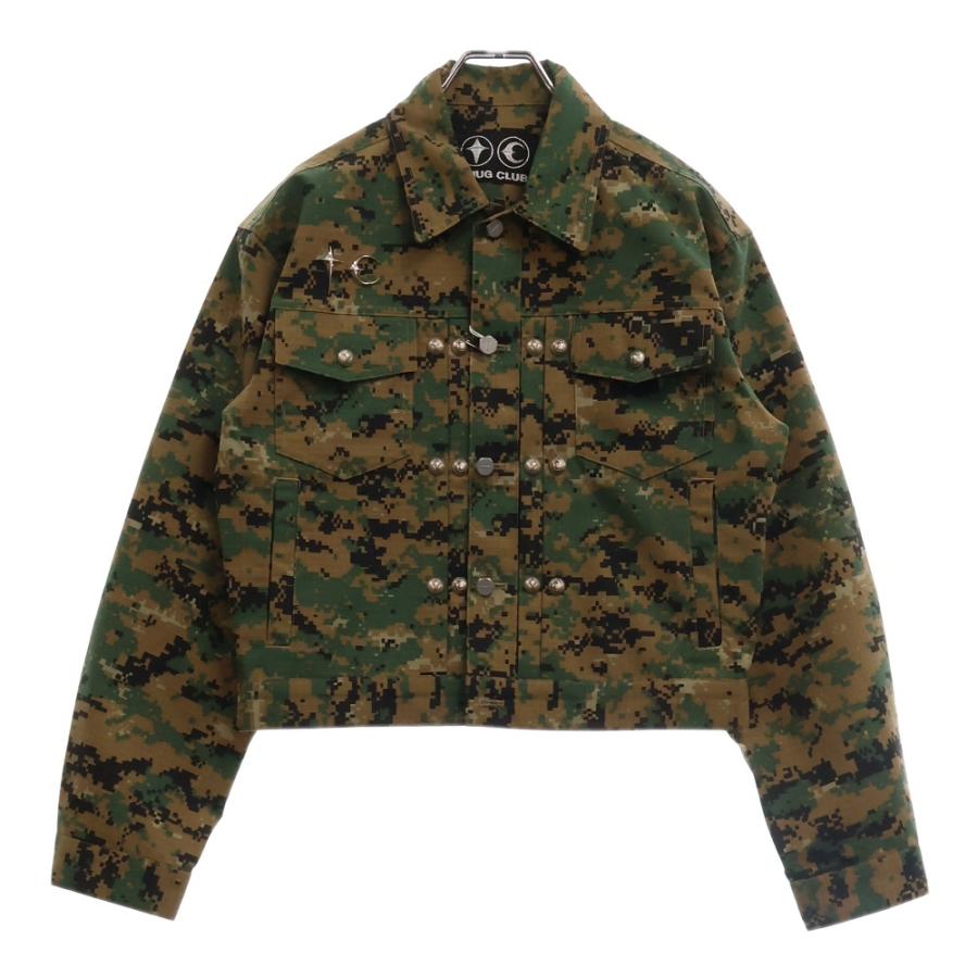 THUG CLUB サグクラブ 24AW TC Army Jacket カモ柄 アーミージャケット グリーン TC24JK2704 shopbring_3025b180028