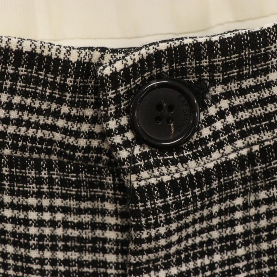 RAF SIMONS（ラフ シモンズ） 18AW Chino Pants チェック柄センター
