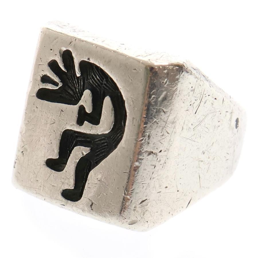 HOPI族/ホピ/ココペリ/インディアンジュエリー/シルバー/指輪/925/柄 Vintage Hopi Sterling Sliver Ring インディアンジュエリー