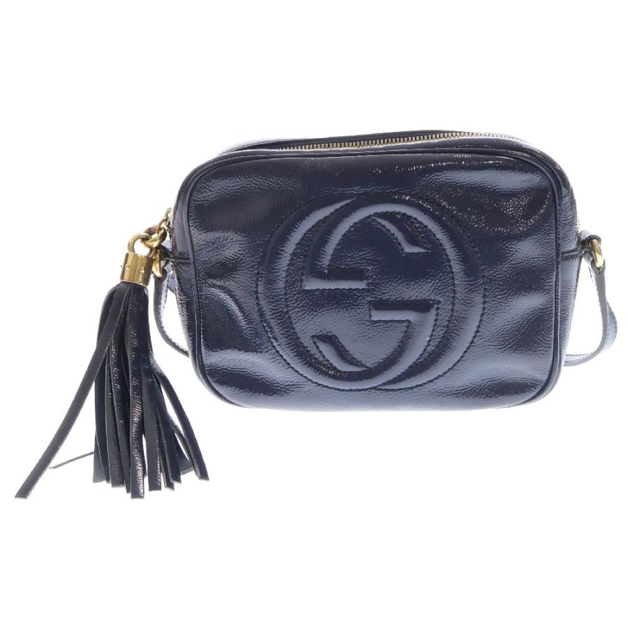 GUCCI グッチ SOHO ソーホー ショルダーバッグ エナメル GUCCI（グッチ） Soho Shoulder Bag ソーホー エナメルレザー