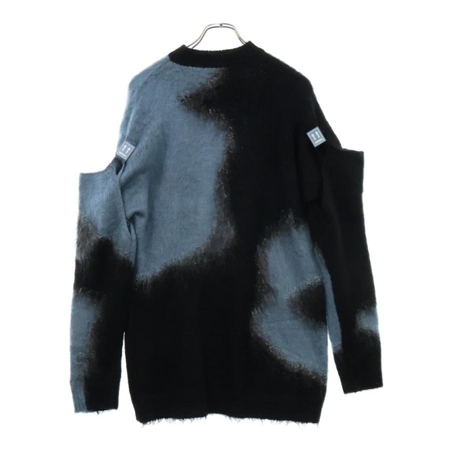 OFF-WHITE オフホワイト 18AW Mohair Knit ショルダーボタン クルー